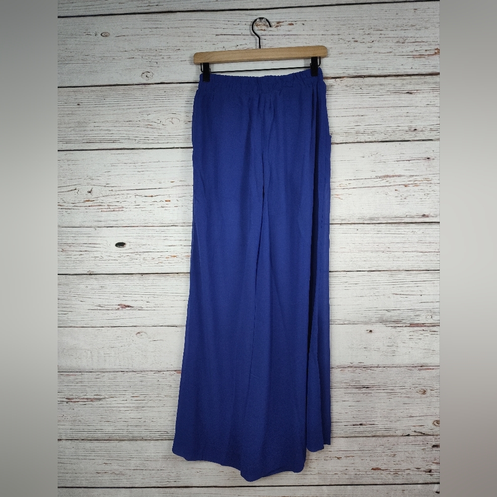 UNIQ Sheer Wide Leg Dress Pants - Picture 5 of 12